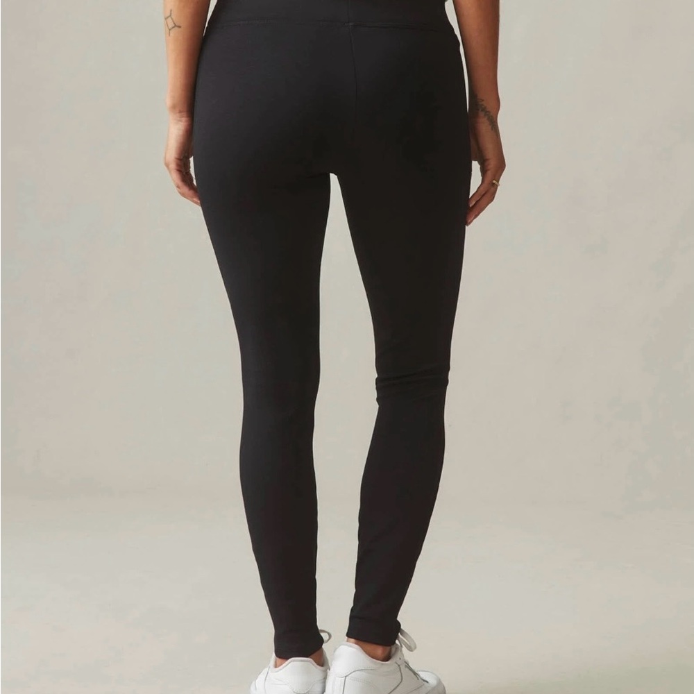 American Giant Black High-Waist Slim pant Leggings NWOT